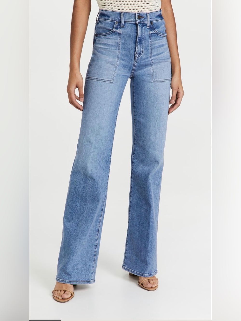 Veronica Beard - Crosbie wide leg denim